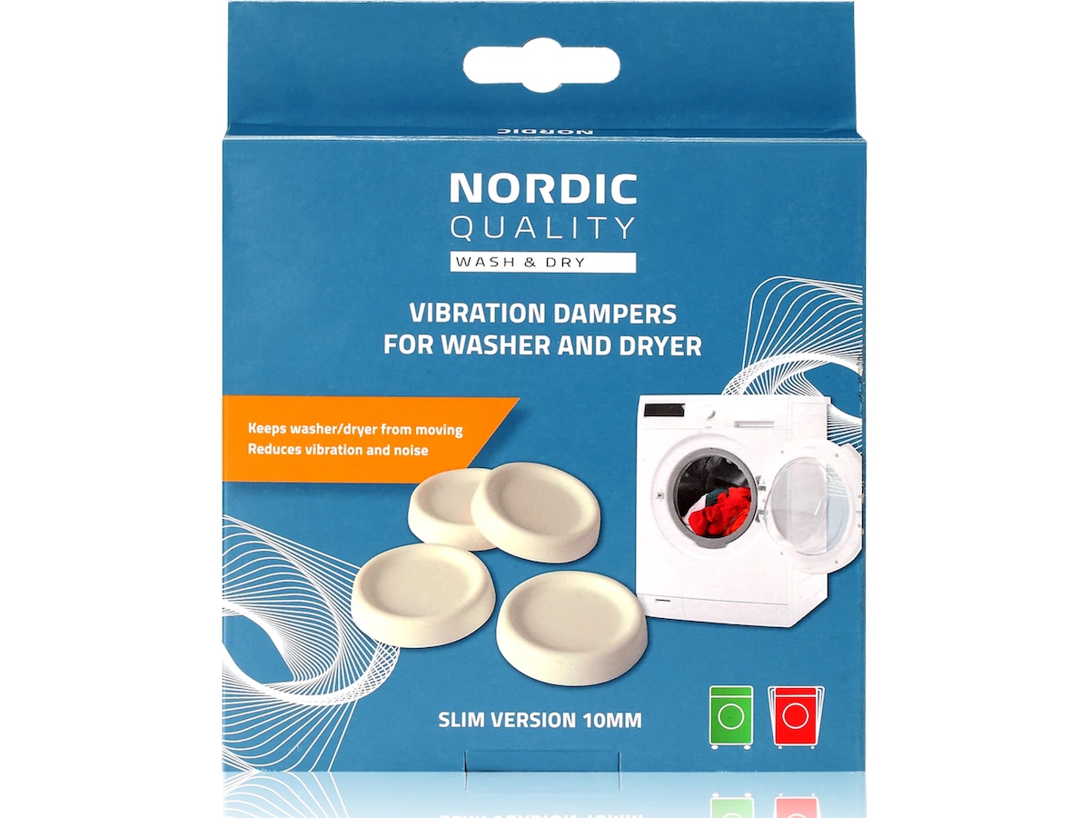 Nordic Quality Vibrationsdämpare 4 st. Tillbehör till tvättmaskiner & torktumlare