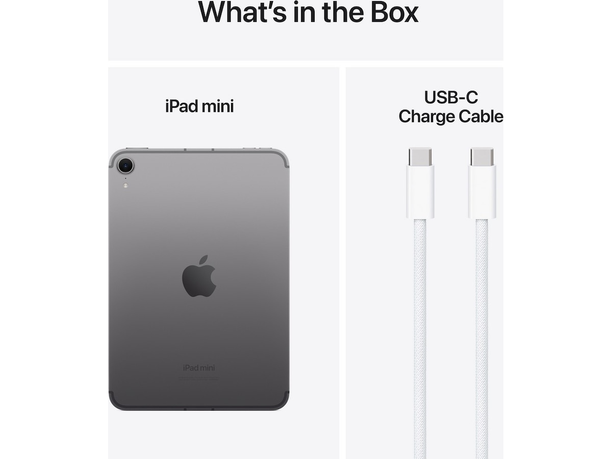 iPad mini (2024) 512GB 5G (rymdgrå) Surfplattor