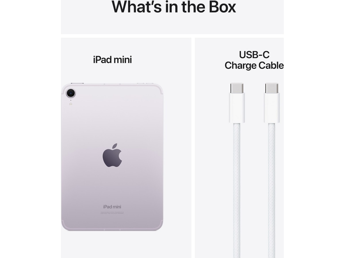 iPad mini (2024) 256GB 5G (lila) Surfplattor