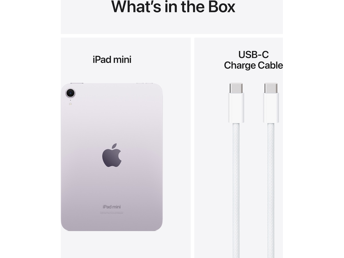 iPad mini (2024) 512GB WiFi (lila) Surfplattor