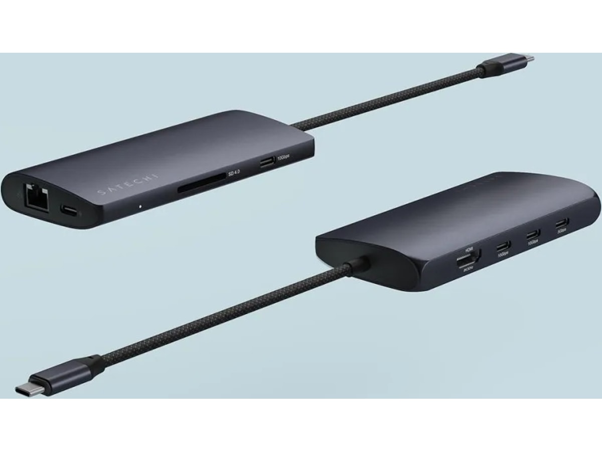 Satechi Multiport 8K Docking (midnight) Dockningsstation och USB-hub