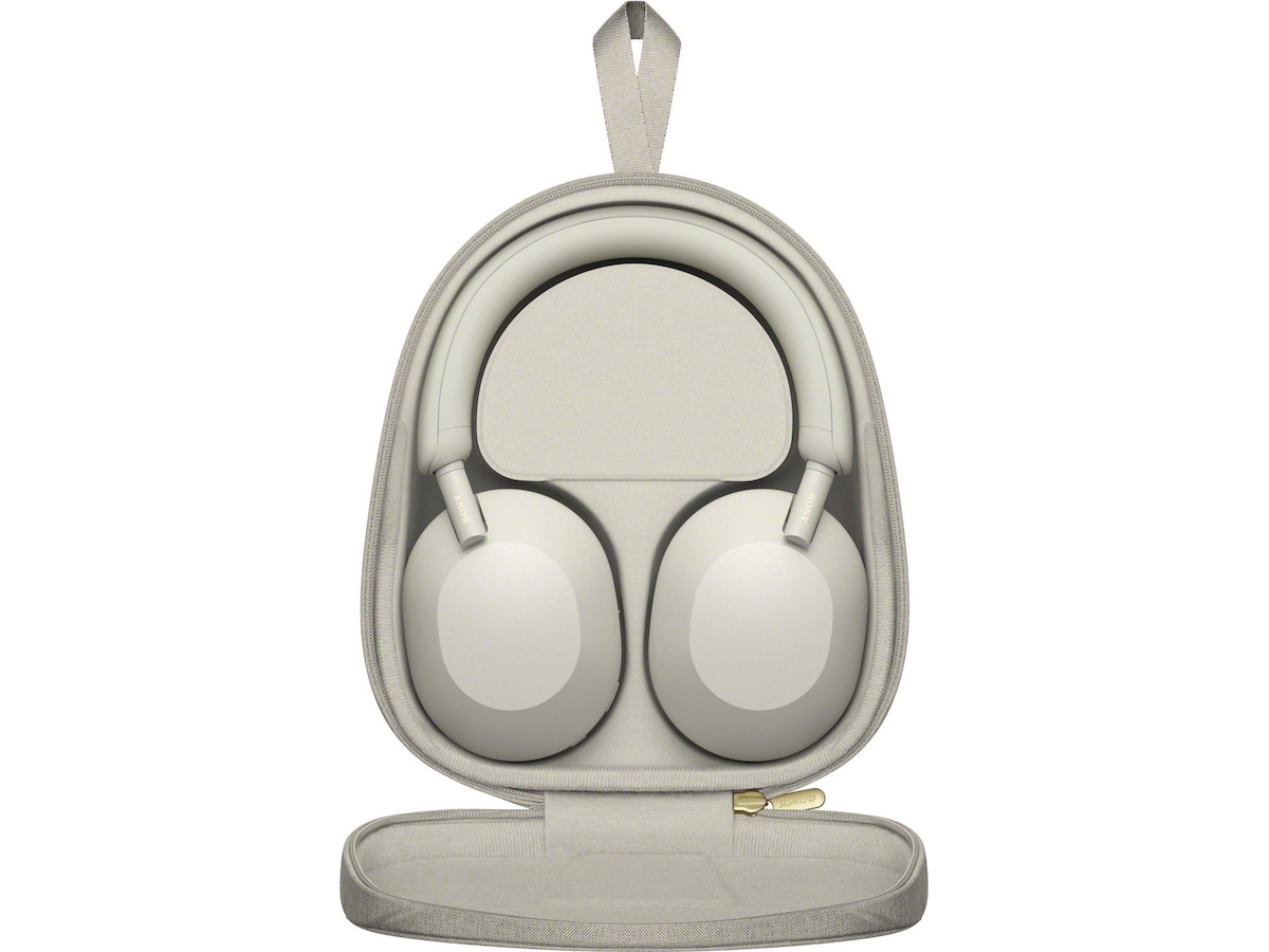 Sony WH-1000XM5 trådlösa hörlurar Over-Ear (silver) Hörlurar