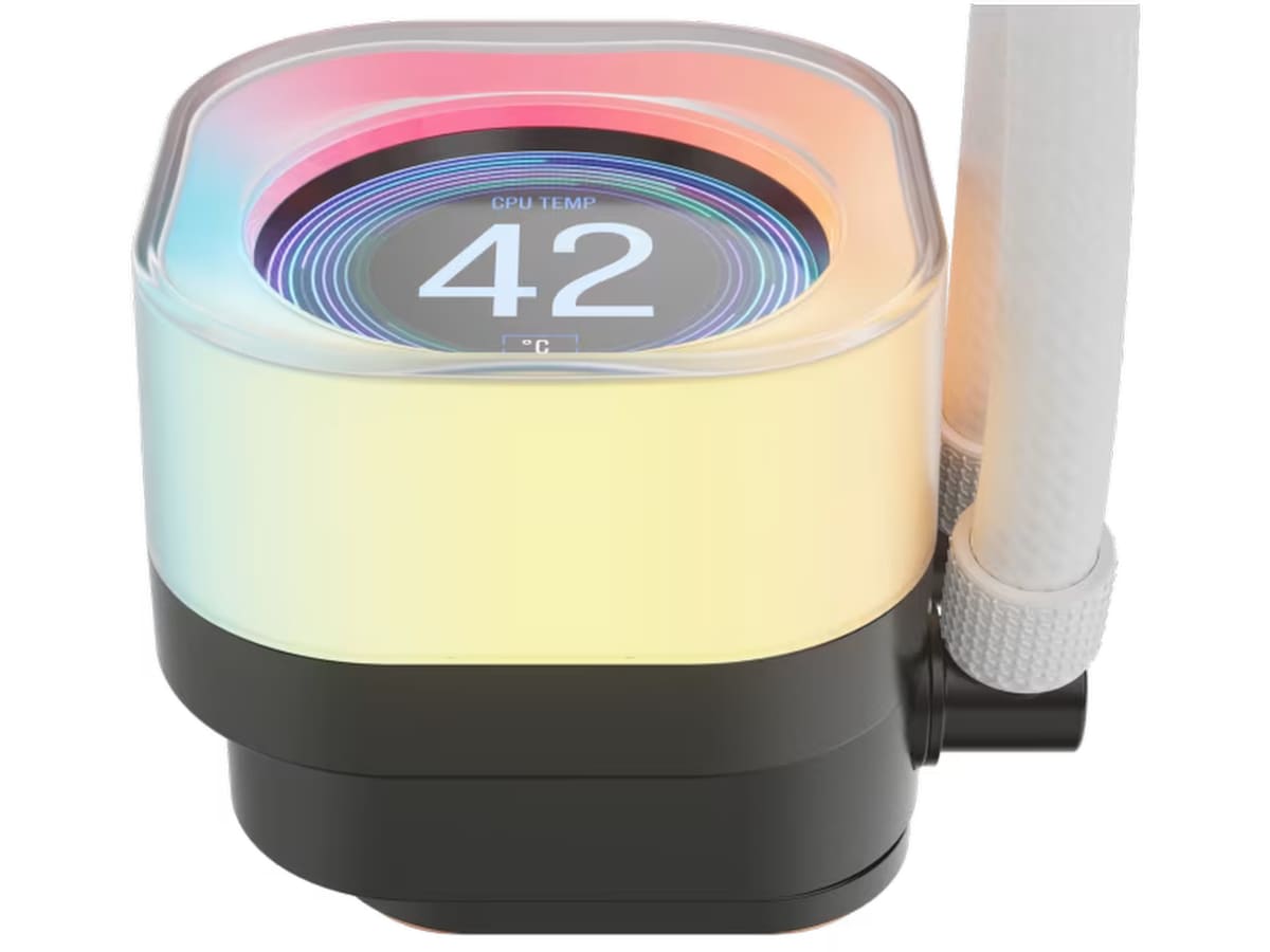 Corsair iCUE LINK TITAN 360 RX LCD AIO Kylare (vit) CPU - Vattenkylning