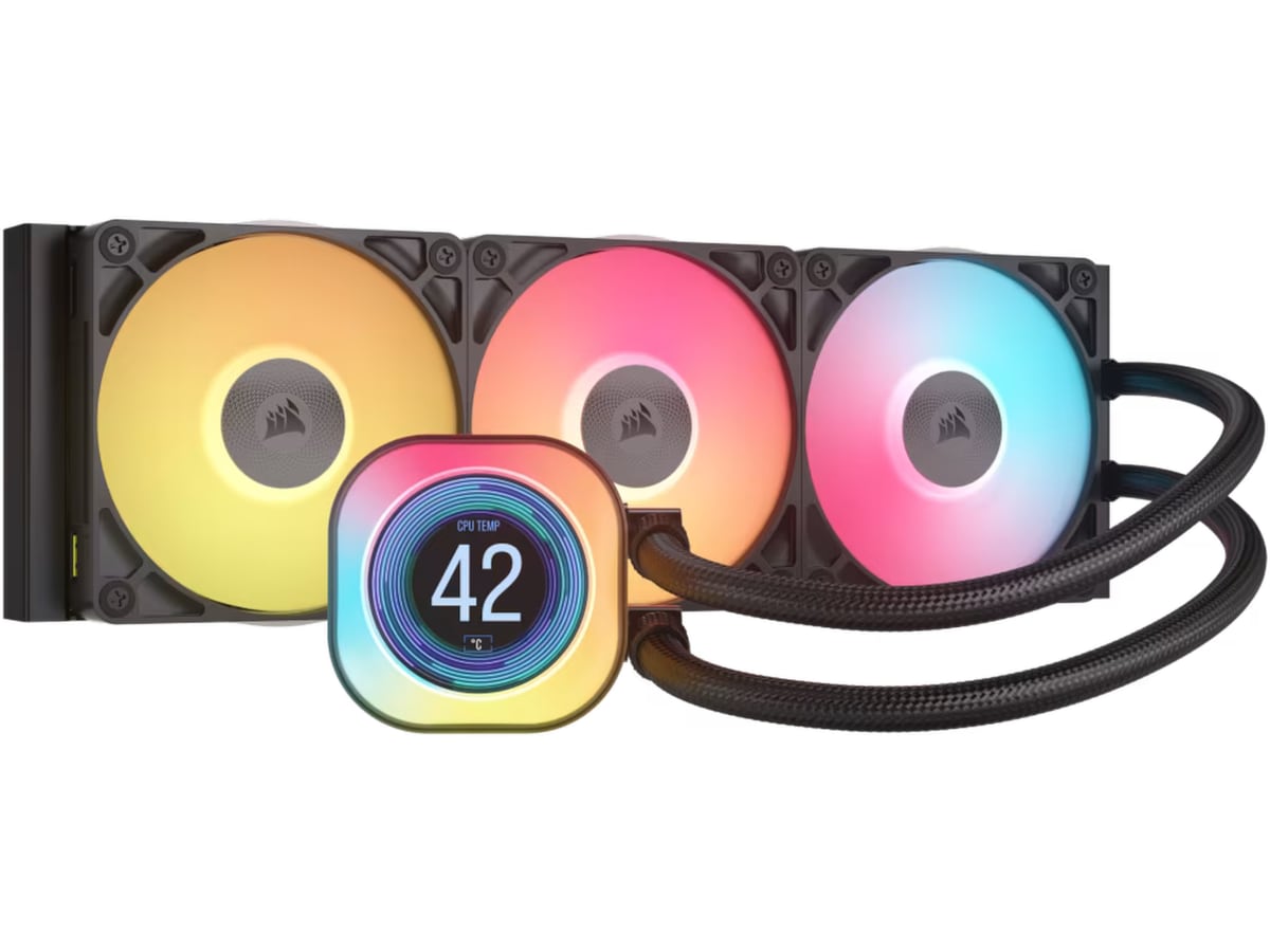 Corsair iCUE LINK TITAN 360 RX LCD AIO Kylare (svart) CPU - Vattenkylning