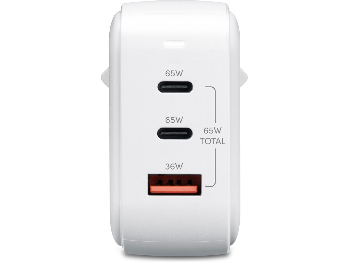 Andersson 65W Väggladdare (vit) Mobilladdare