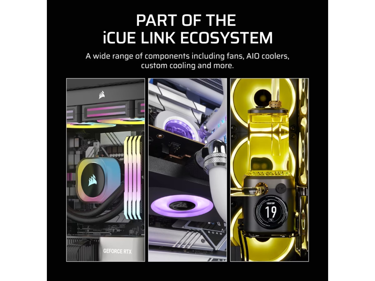 Corsair iCUE LINK RX140 MAX Fläkt (svart) Fläkt
