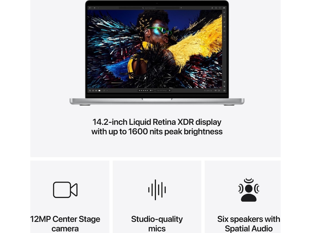 Macbook Pro 14 M4 (2024) 1TB (silver) Datorer - Bärbara / laptop