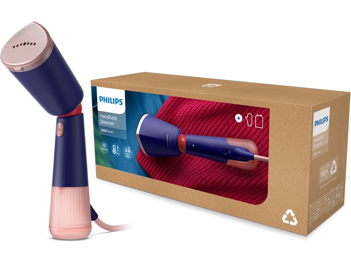 Philips 5000-serien STH5030/20 Handhållen klädångare (blå) Steamer