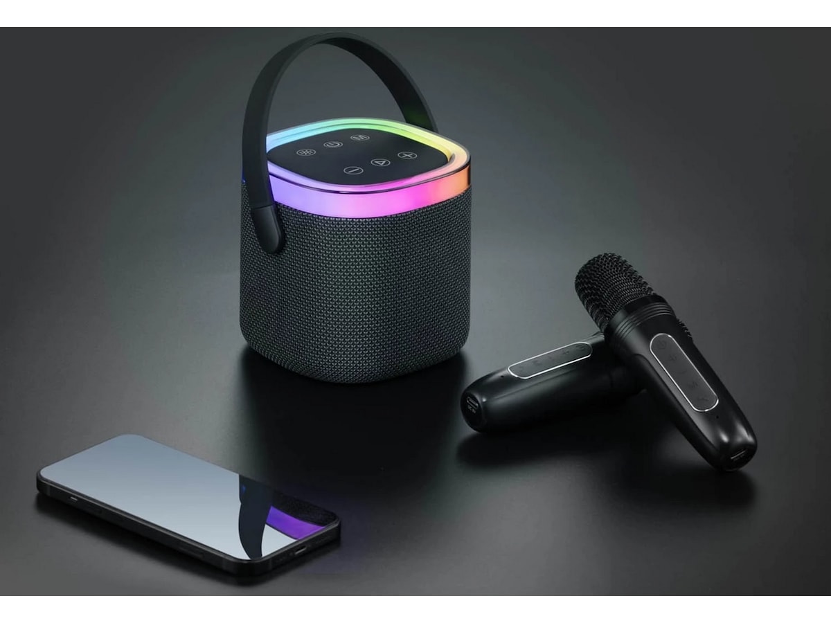 Andersson KEM-D3000 Bärbar karaokehögtalare med 2 mikrofoner Trådlös / Bluetooth högtalare