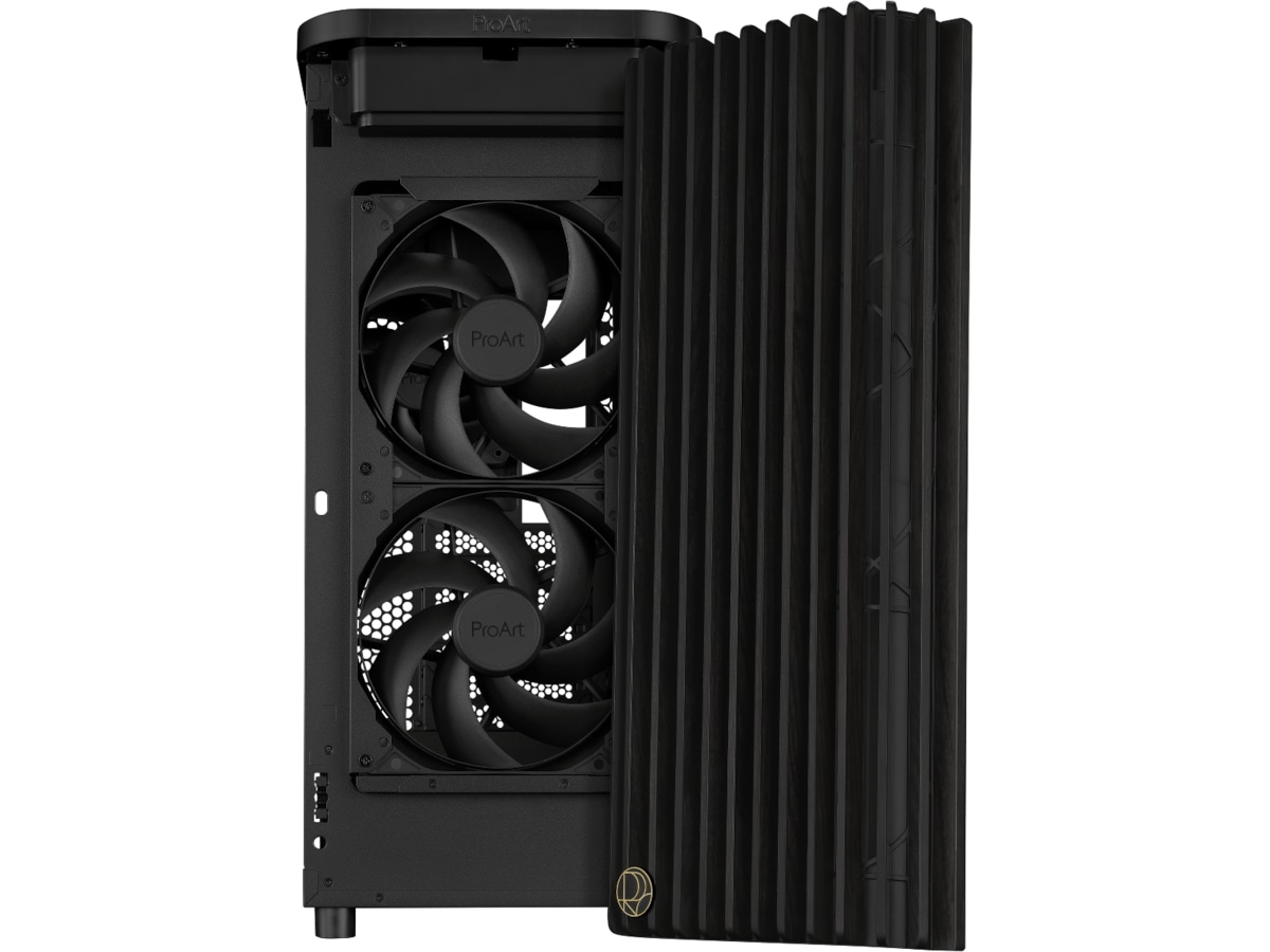Asus Proart PA401 Wood Metal PWM Mid Tower (svart) Midi tower