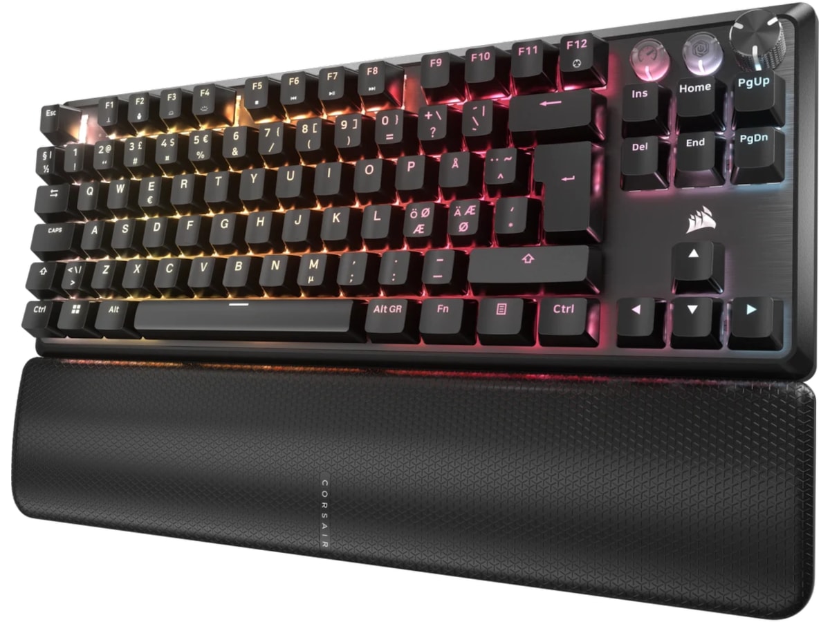Corsair K70 PRO TKL RGB Gaming Tangentbord (svart) Gamingtangentbord