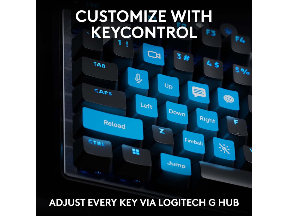 Logitech G Pro X TKL Rapid gamingtangentbord (svart) Gamingtangentbord