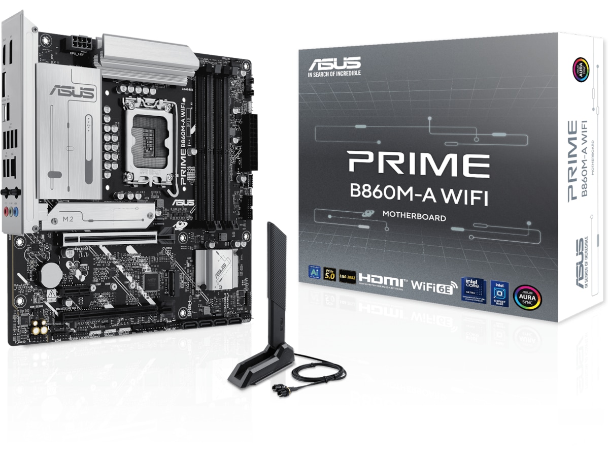 ASUS PRIME B860M-A WIFI Moderkort Intel Socket