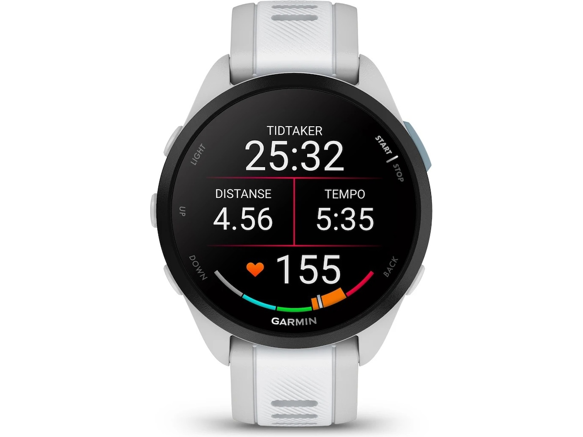 Garmin Forerunner 165 Music 43mm GPS (dimgrå/vit) Smartwatches