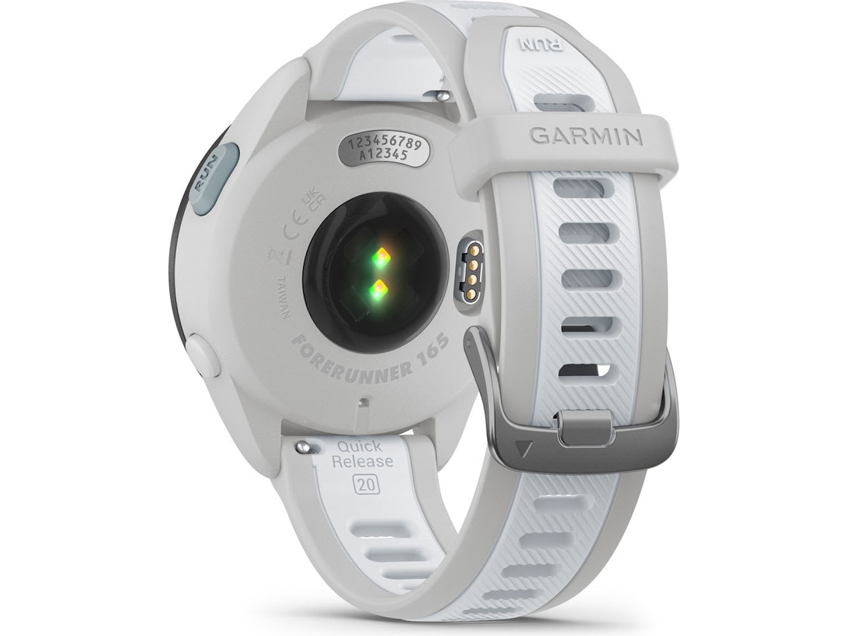 Garmin Forerunner 165 Music 43mm GPS (dimgrå/vit) Smartwatches