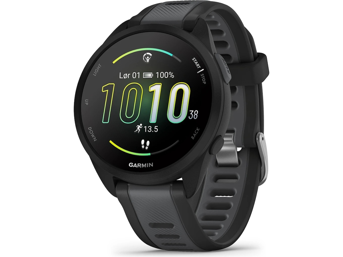 Garmin Forerunner 165 Music 43mm GPS (svart/skiffergrå) Smartwatches