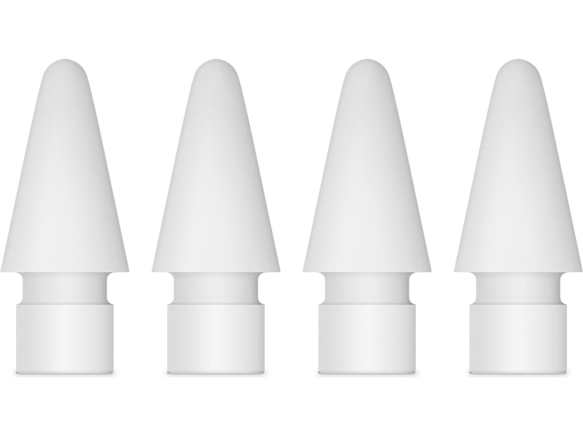 Spetsar till Apple Pencil, 4-pack (vit) Tangentbord och pennor