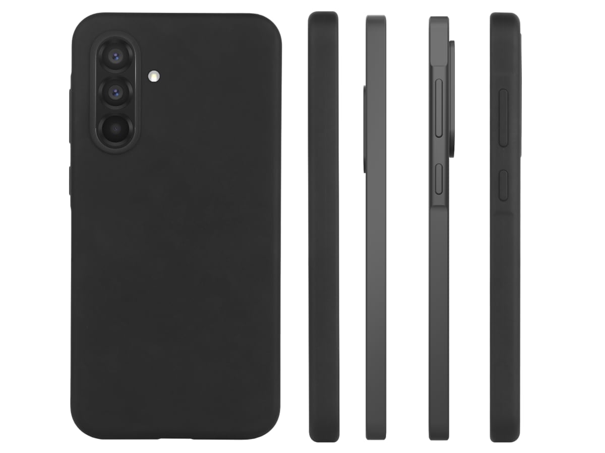 iiglo Galaxy A36 Silikonskal (svart) Mobilskal