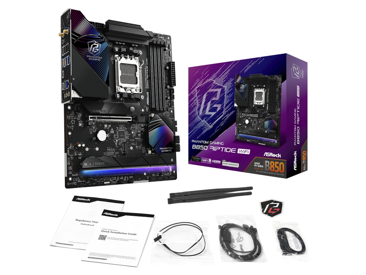 ASRock B850 Riptide WiFi Moderkort AMD Socket