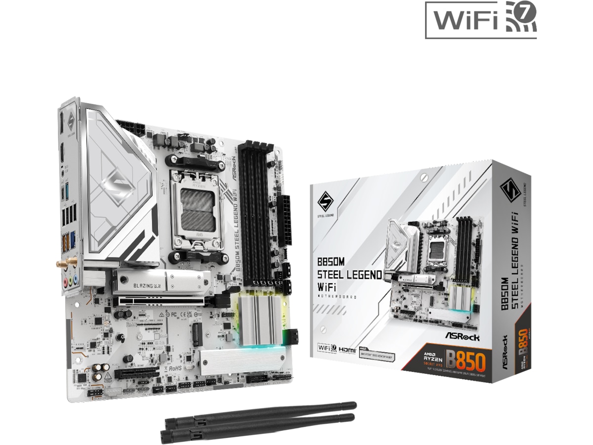 ASRock B850M Steel Legend WiFi Moderkort