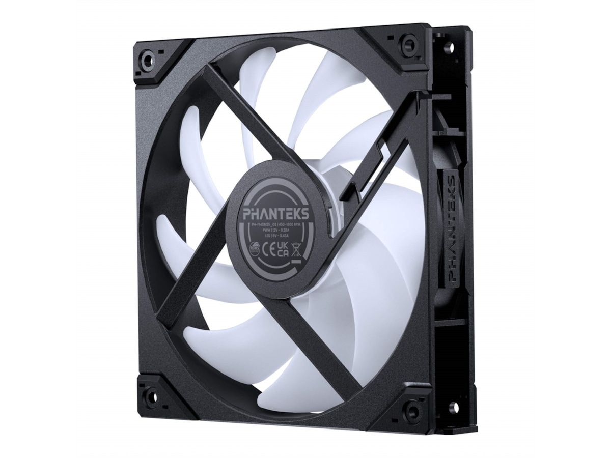 Phanteks M25 Gen2 140mm DRGB Reverse Fläkt (svart) Fläkt