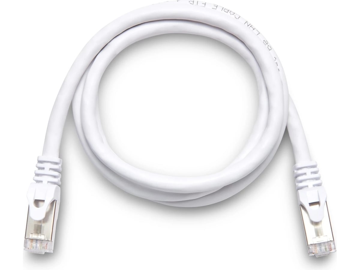 Andersson Nätverkskabel Cat6a 1m (vit) Nätverkskablar