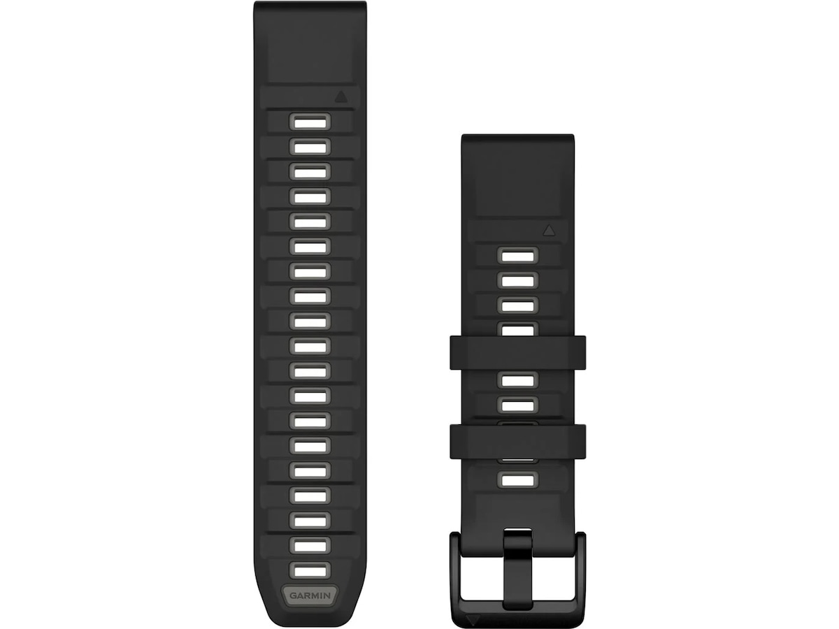 Garmin QuickFit Silikonarmband 22mm (svart/grå) Armband