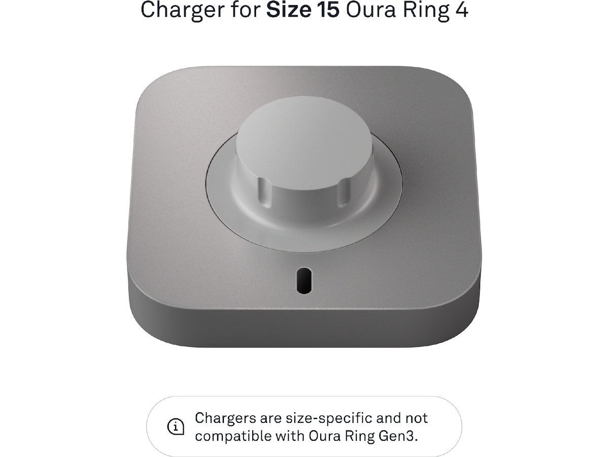 Oura Ring 4 Trådlös laddare str. 15 Smart ring