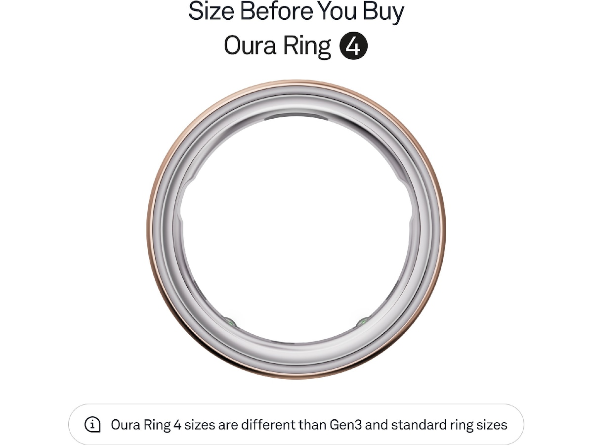 Oura Ring 4 Smart Ring str. 8 (roseguld) Smart ring