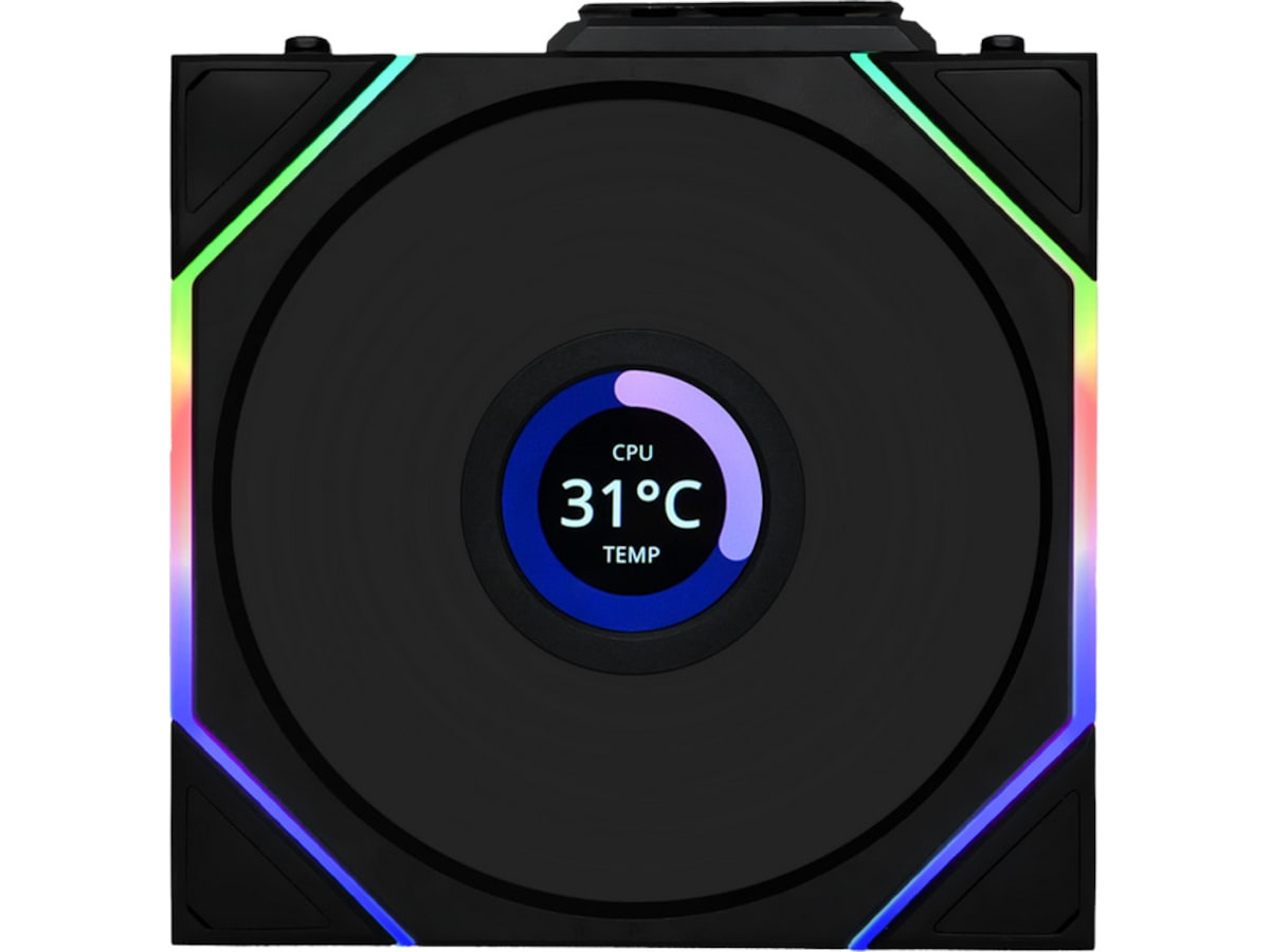 Lian Li UNI FAN TL Wireless LCD (svart) Fläkt