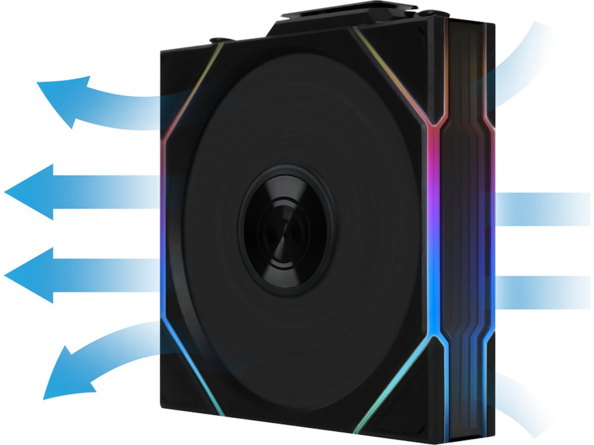 Lian Li UNI FAN TL Wireless Reverse 3pk (svart) Fläkt