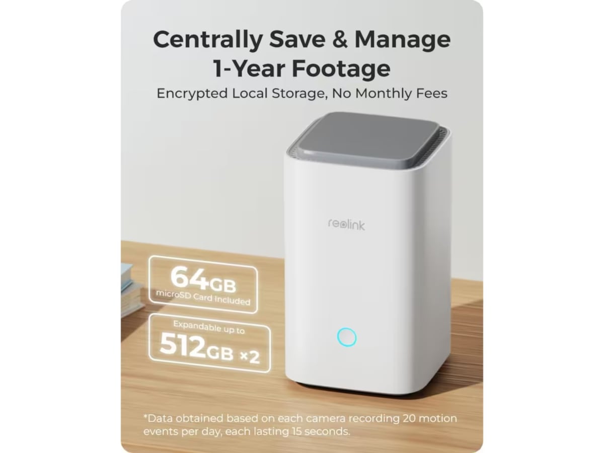 Reolink Home Hub med 2x Argus 3 Ultra 4K-kamera Övervakningskamera