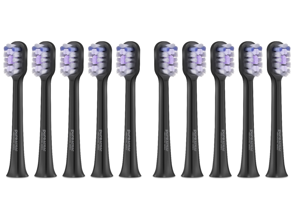 Puresense Dental C Vibrosonic Tandborsthuvuden 10-pack  (hard, medium) Tandborsthuvud