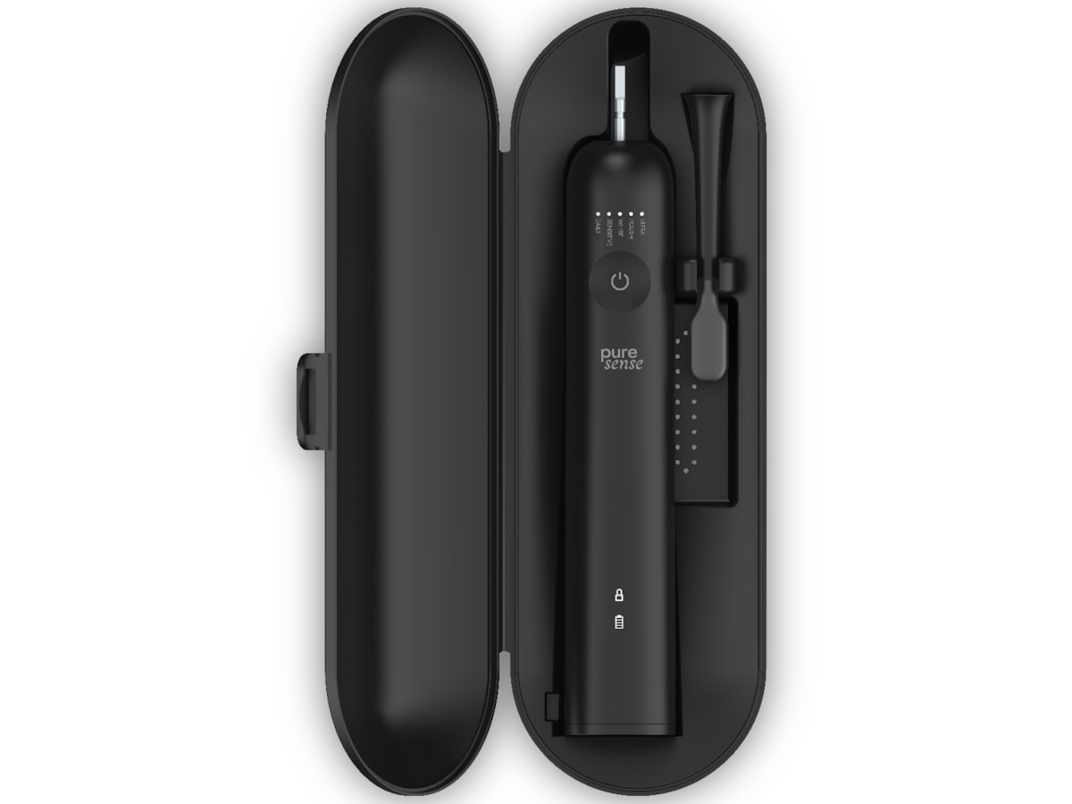 Puresense Dental C Vibrosonic Essential Bundle (svart) Eltandborste