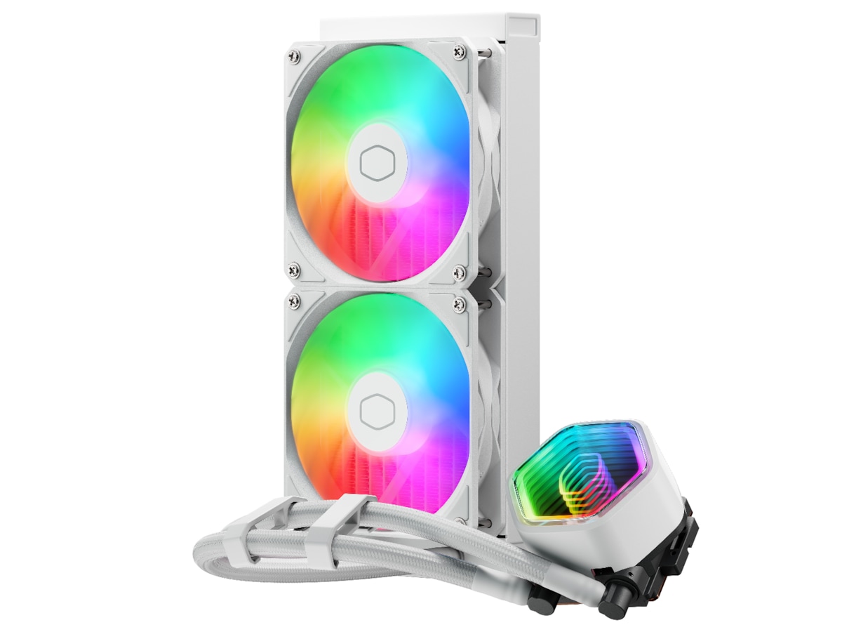 Cooler Master MasterLiquid 240 Core II ARGB Kylare (vit) CPU - Vattenkylning