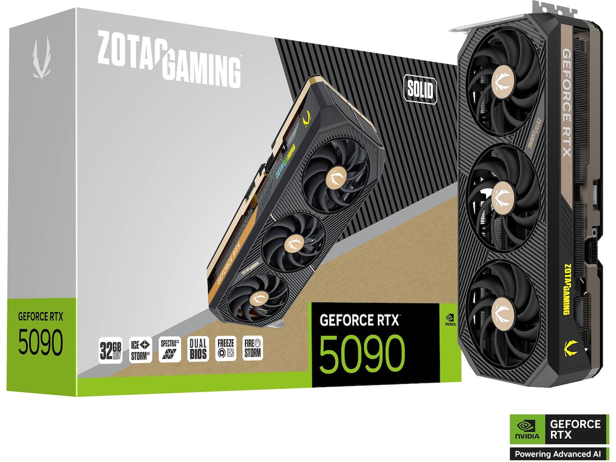Zotac Gaming GeForce RTX 5090 SOLID Grafikkort