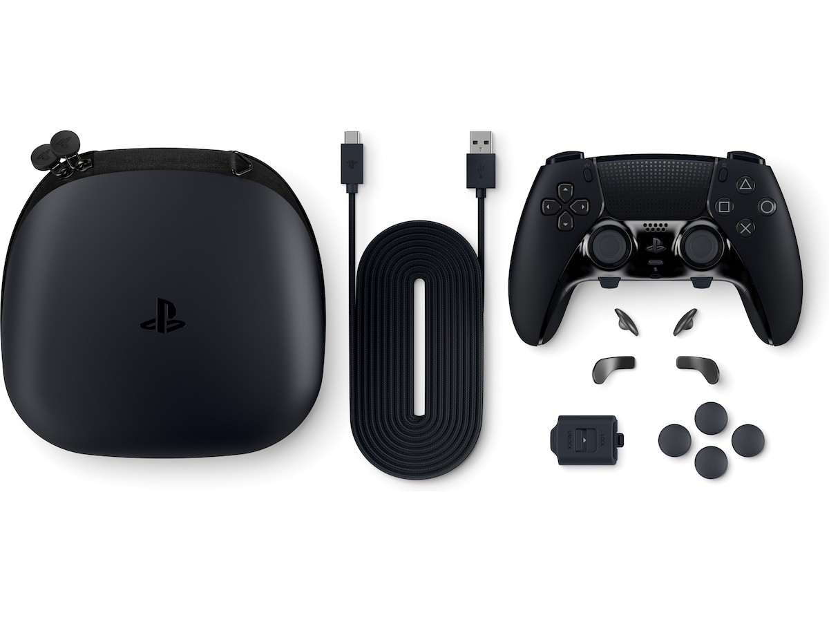 PlayStation 5 DualSense Edge Kontroller (Midnight Black) Tillbehör till spelkonsoler