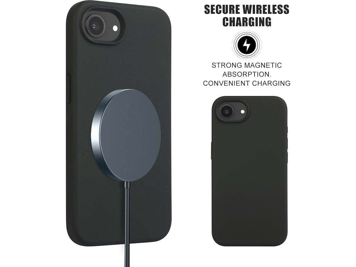 iiglo iPhone 17e / 16e Magnetic skal (svart) Mobilskal
