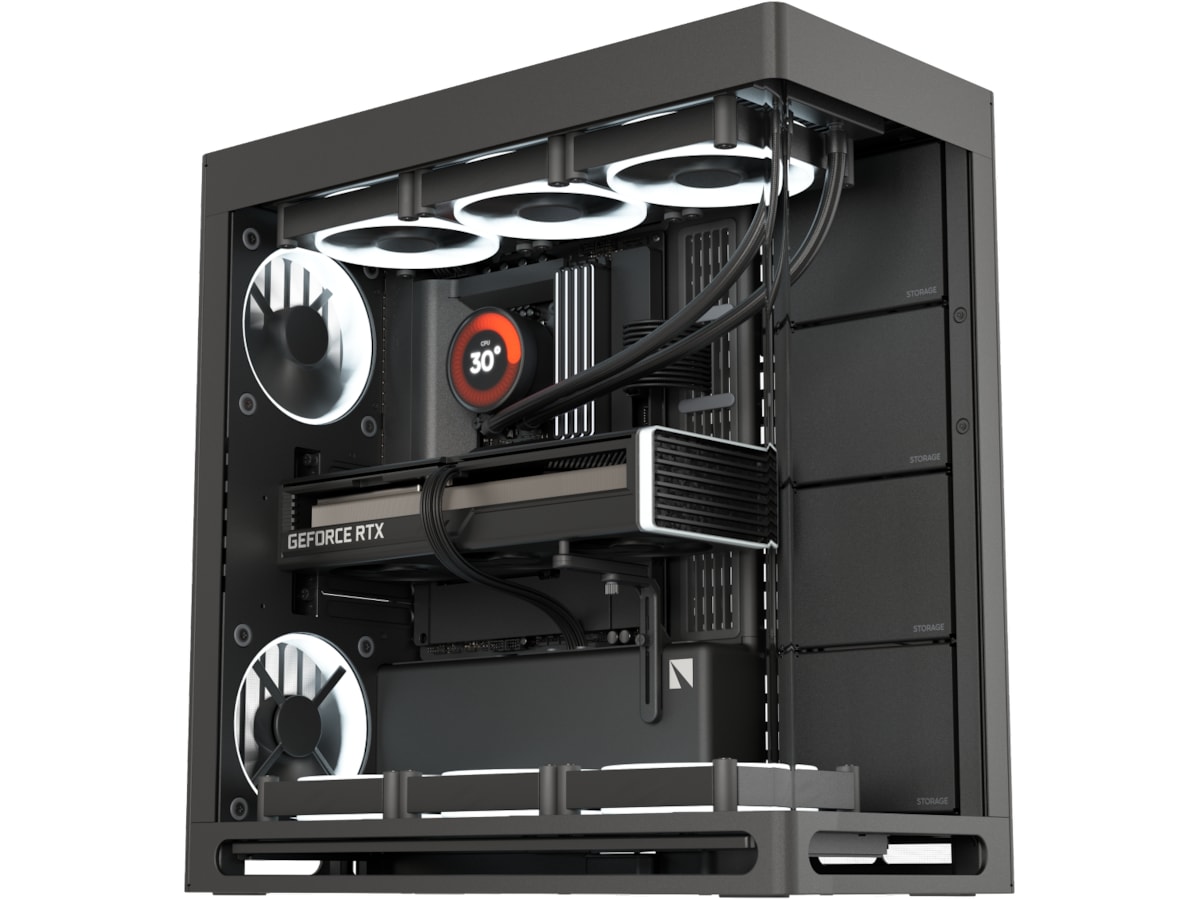 HAVN HS 420 Mid Tower (svart) Midi tower