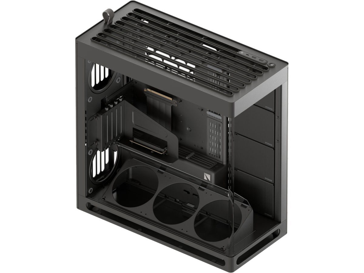 HAVN HS 420 VGPU Mid Tower (svart) Midi tower