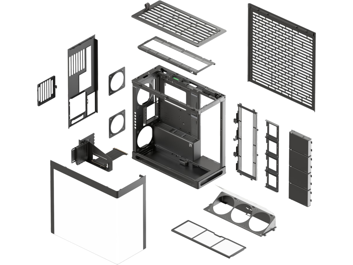 HAVN HS 420 VGPU Mid Tower (svart) Midi tower