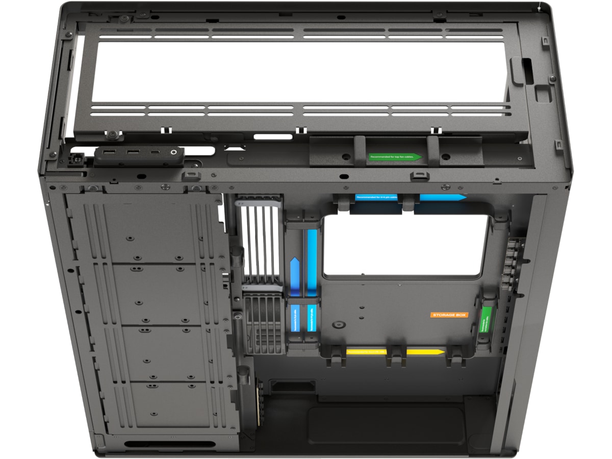 HAVN HS 420 VGPU Mid Tower (svart) Midi tower