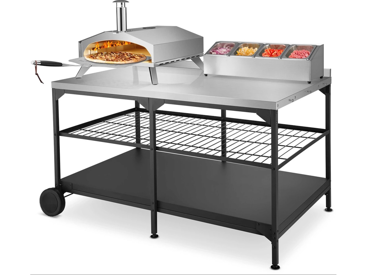 Austin and Barbeque Bord med förvaring Tillbehör till pizzaugnar