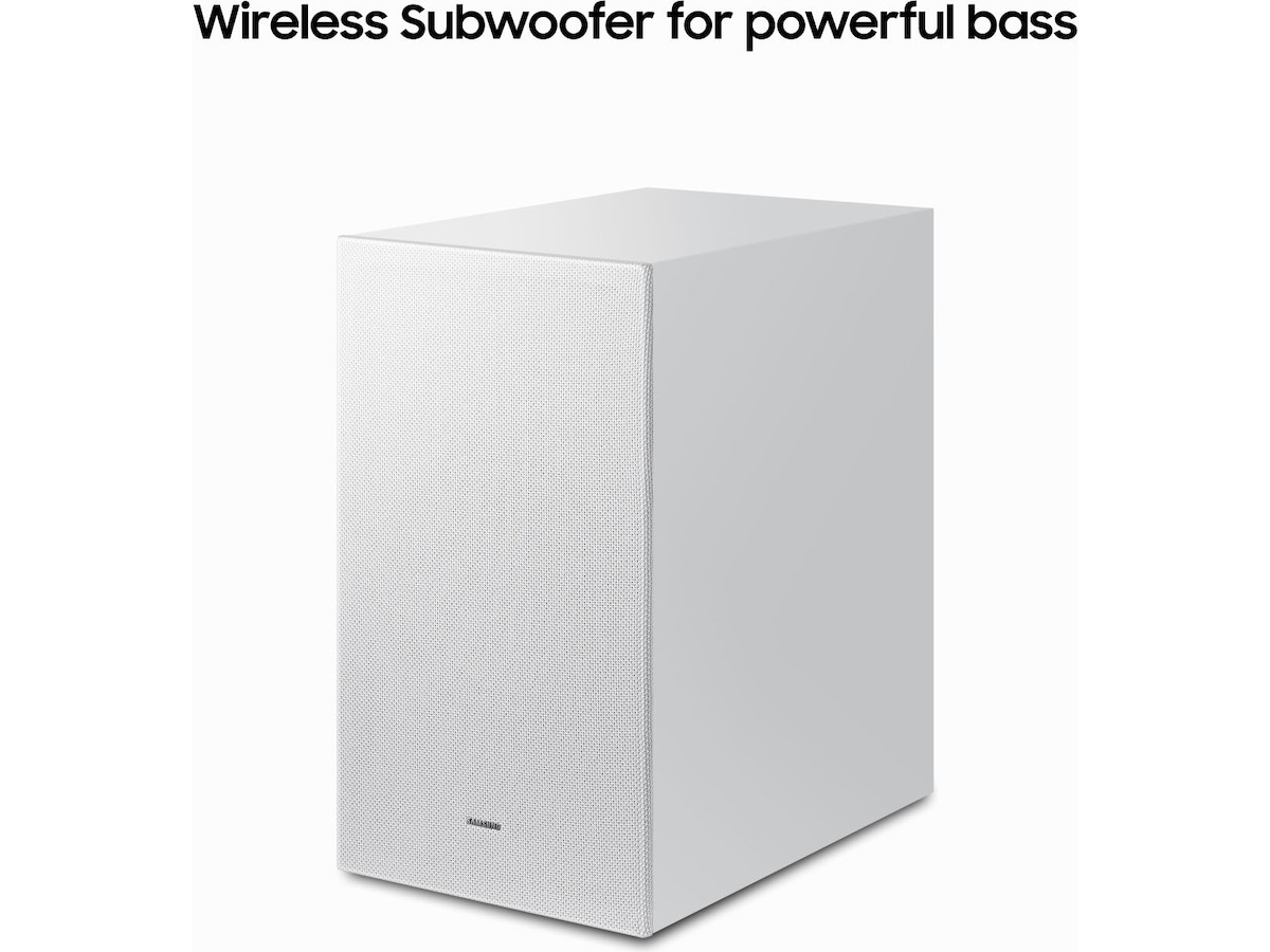 Samsung HW-S711D soundbar med subwoofer (vit) -B-Grade Demo Hi-Fi/stereo/DVD