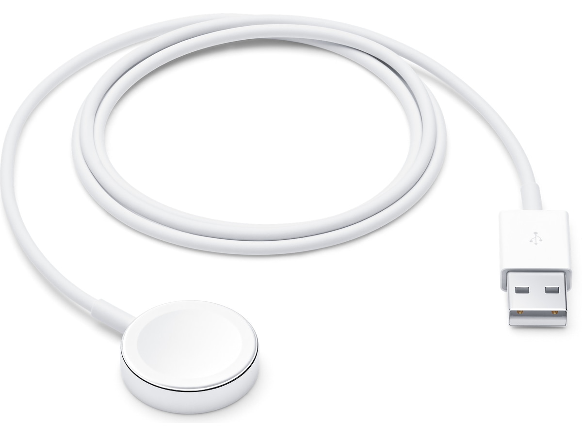 Apple Watch magnetisk laddningskabel 1m (vit) Laddare