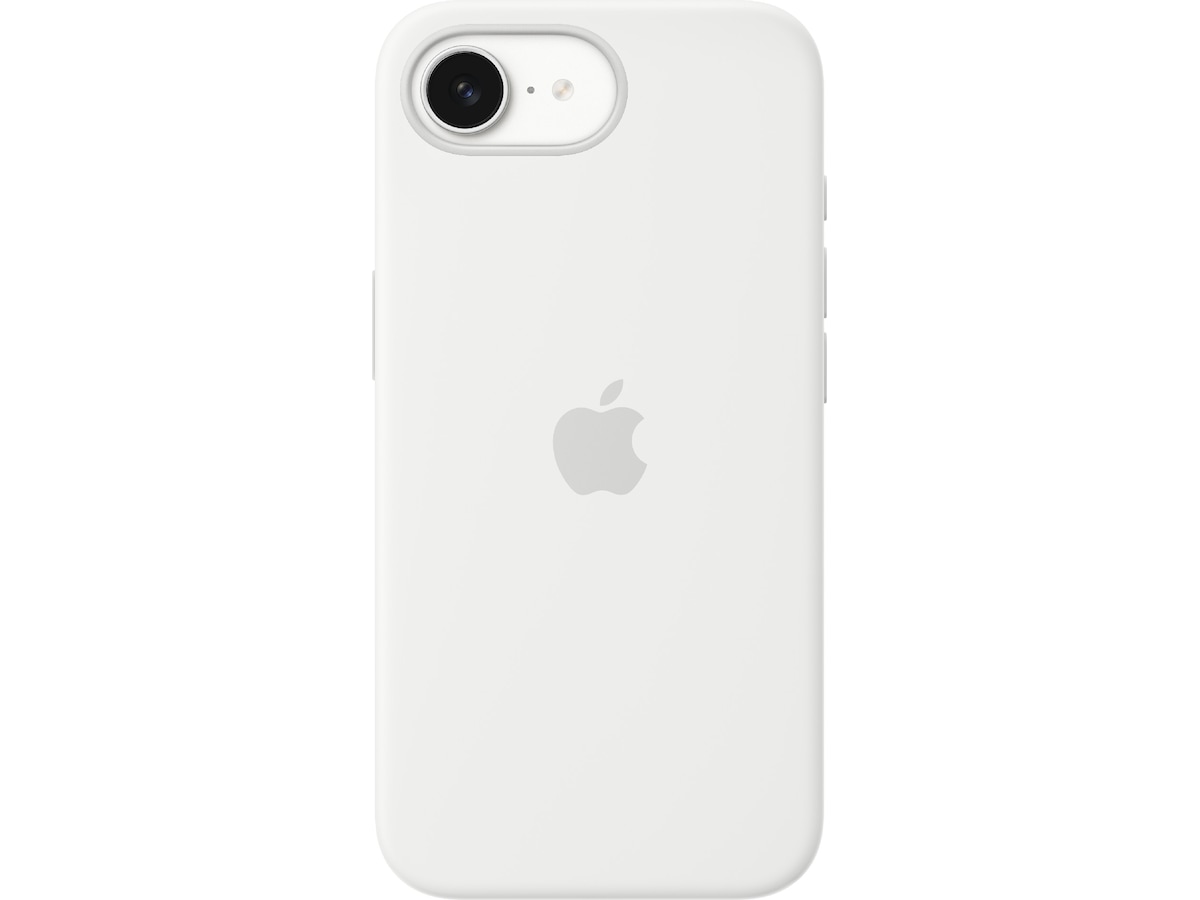 iPhone 16e Silikonskal (vit) Mobilskal