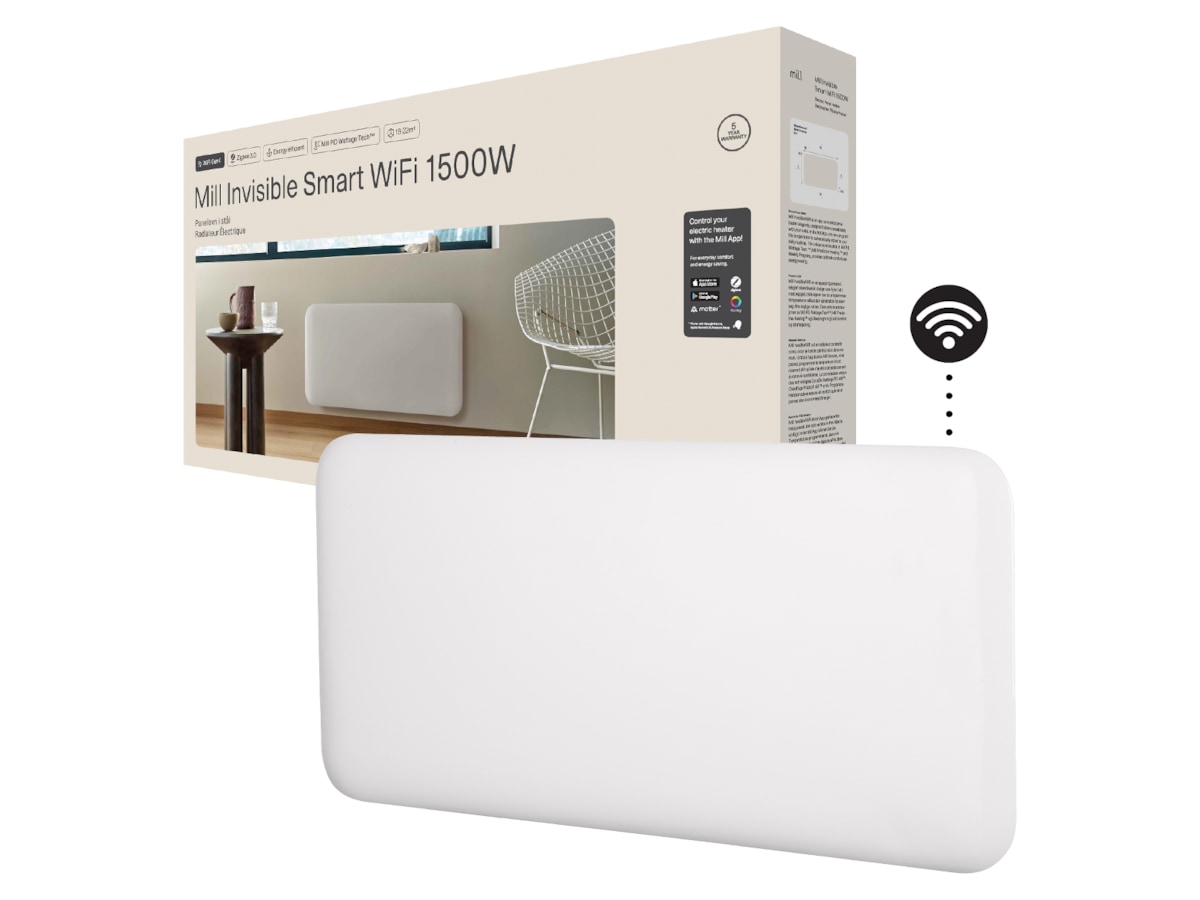 Mill Invisible Smart WiFi Gen 4 panelövn 1500W Panelelement