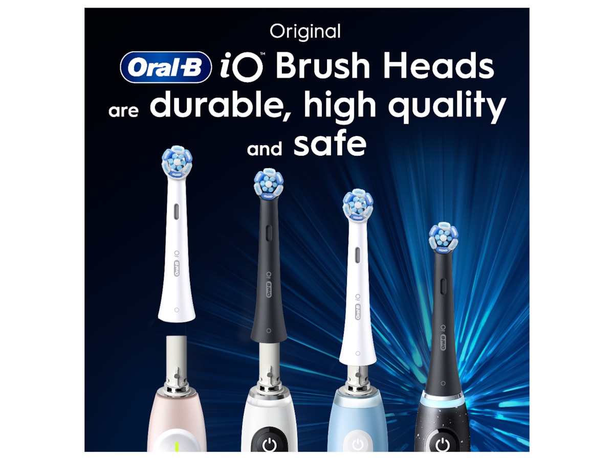 Oral-B iO Ultimate Clean borsthuvuden 3 st (vit) Tandborsthuvud