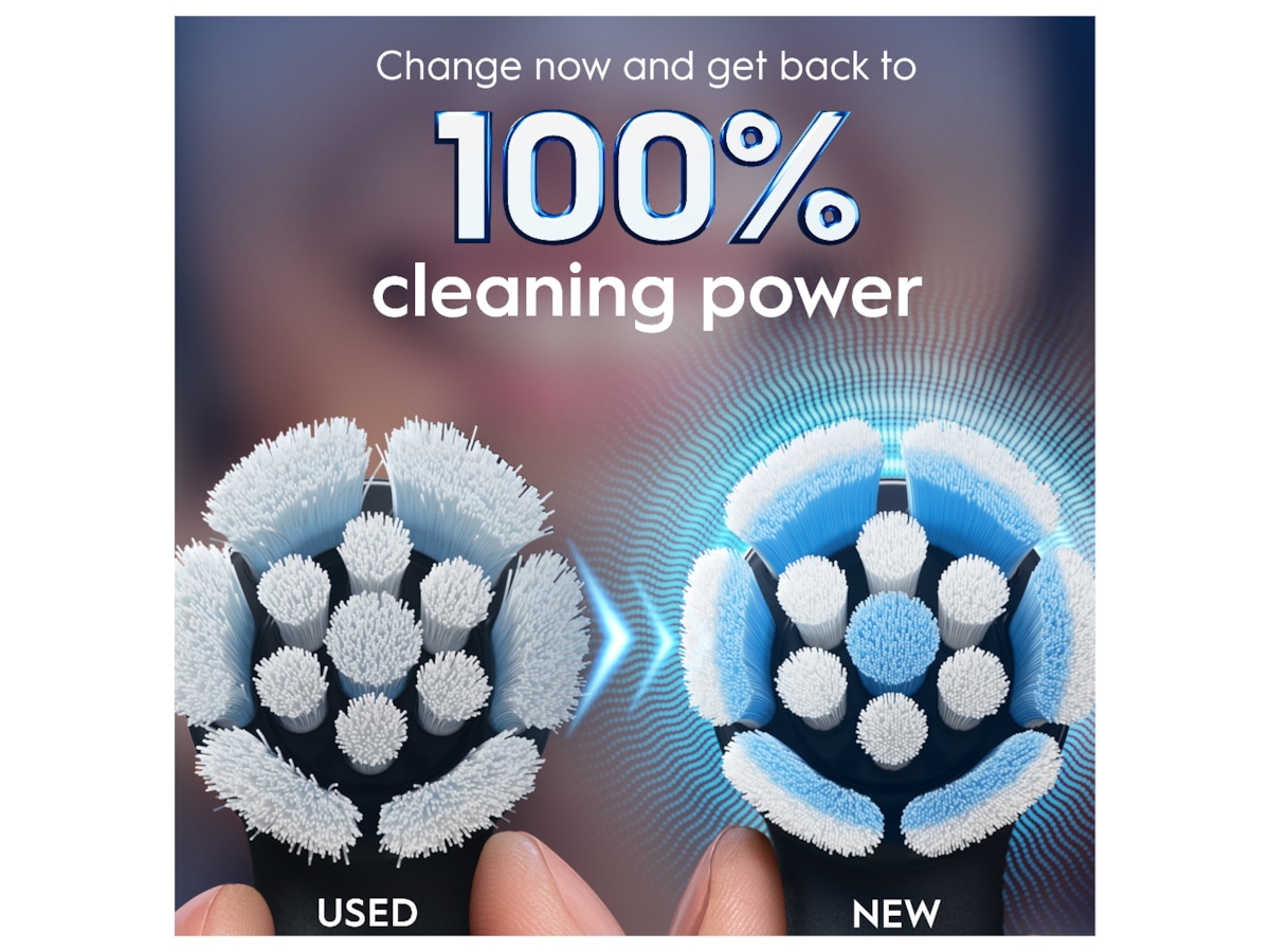 Oral-B iO Gentle Care borsthuvuden 3 st (svart) Tandborsthuvud