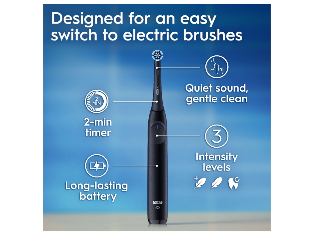 ORAL-B iO2 Series Elektrisk tandborste (Night Black) Eltandborste
